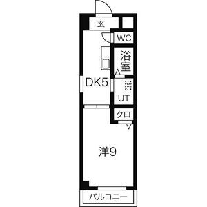 リヴィエール新 2階 1DK 賃貸物件詳細