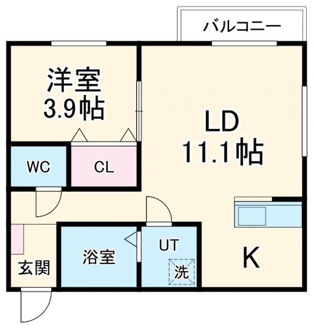 愛知県名古屋市南区三条２ 道徳駅 1LDK アパート 賃貸物件詳細
