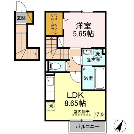 千葉県佐倉市大蛇町 京成佐倉駅 1LDK アパート 賃貸物件詳細