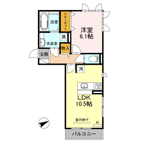 滋賀県甲賀市水口町中邸 貴生川駅 1LDK アパート 賃貸物件詳細