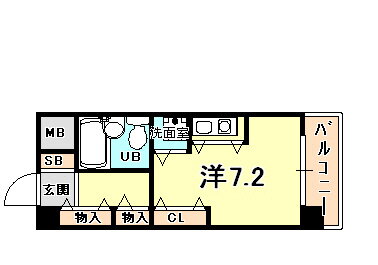 兵庫県西宮市平木町 西宮北口駅 ワンルーム マンション 賃貸物件詳細