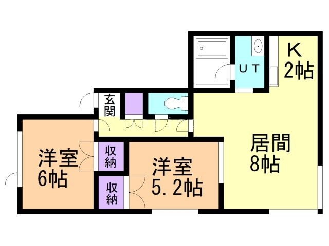 北海道旭川市東光十条６ 2LDK アパート 賃貸物件詳細