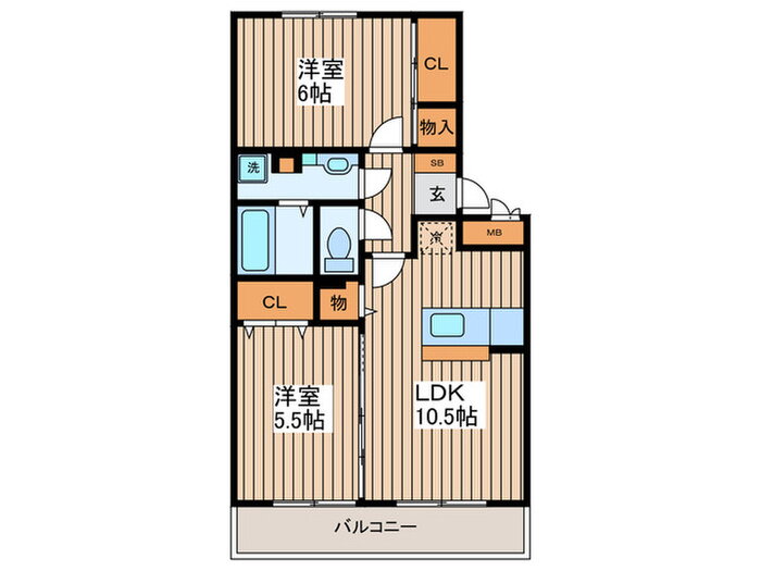 愛知県名古屋市瑞穂区井の元町 瑞穂運動場東駅 2LDK アパート 賃貸物件詳細