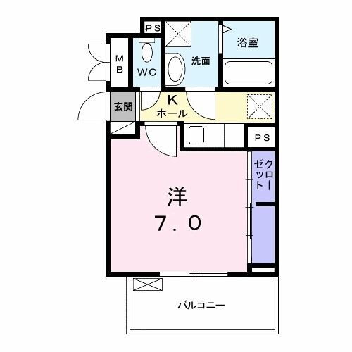 群馬県前橋市天川大島町 前橋大島駅 1K アパート 賃貸物件詳細