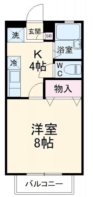 群馬県高崎市大八木町 北高崎駅 1K アパート 賃貸物件詳細