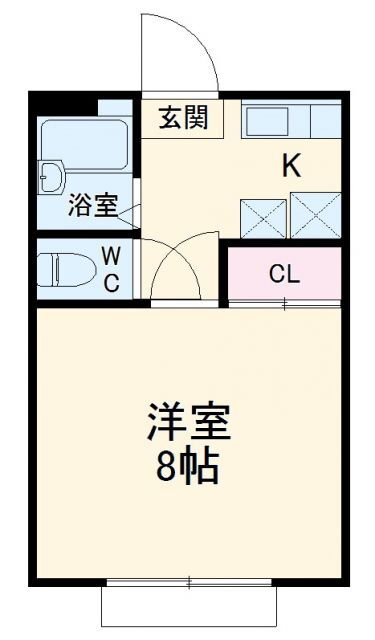 神奈川県相模原市緑区元橋本町 橋本駅 1K アパート 賃貸物件詳細