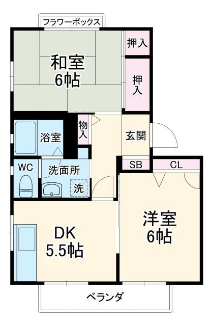 埼玉県春日部市南１ 春日部駅 2DK アパート 賃貸物件詳細