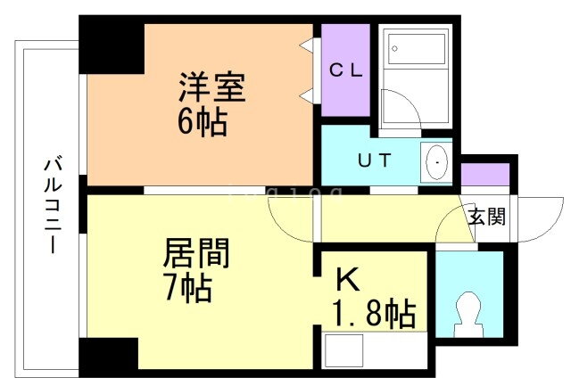 北海道札幌市東区北十七条東１ 北１８条駅 1DK マンション 賃貸物件詳細