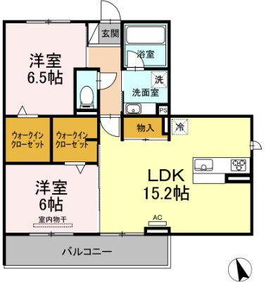 愛知県長久手市勝入塚 長久手古戦場駅 2LDK アパート 賃貸物件詳細