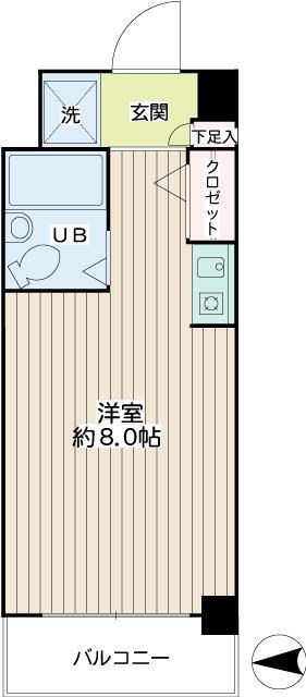 神奈川県横浜市神奈川区六角橋３ 白楽駅 ワンルーム マンション 賃貸物件詳細