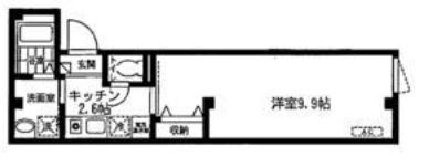 シオン　ド　エンドー 3階 1K 賃貸物件詳細