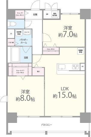 兵庫県姫路市豊沢町 姫路駅 2LDK マンション 賃貸物件詳細