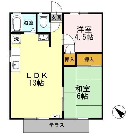 愛知県名古屋市緑区大高町字砂畑 大高駅 2LDK アパート 賃貸物件詳細