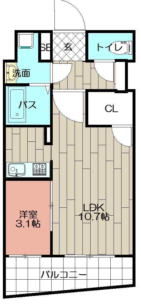 福岡県北九州市小倉北区三萩野１ 香春口三萩野駅 1LDK マンション 賃貸物件詳細