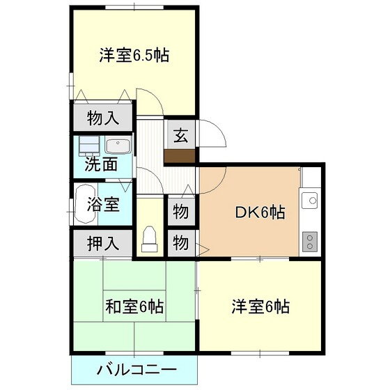 茨城県龍ヶ崎市久保台２ 龍ケ崎市駅 3DK アパート 賃貸物件詳細
