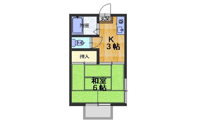 広島県福山市西深津町１ 福山駅 1K アパート 賃貸物件詳細