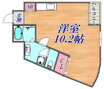 平野レジデンス 1階 1K 賃貸物件詳細