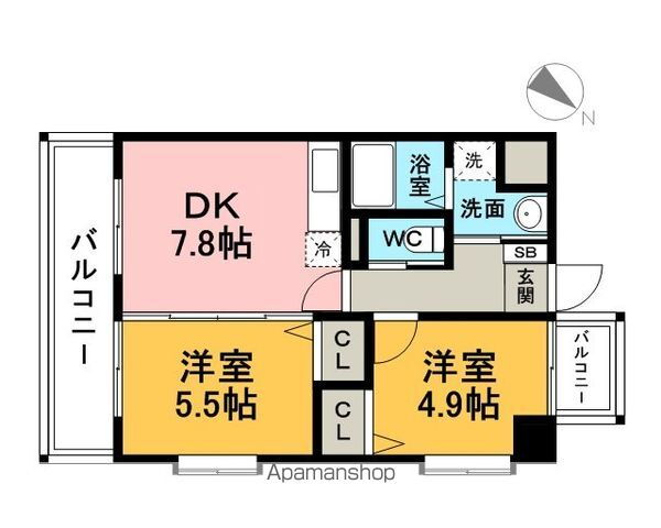 福岡県福岡市東区松島３ 貝塚駅 2DK マンション 賃貸物件詳細