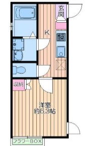 アカンサス 2階 1K 賃貸物件詳細