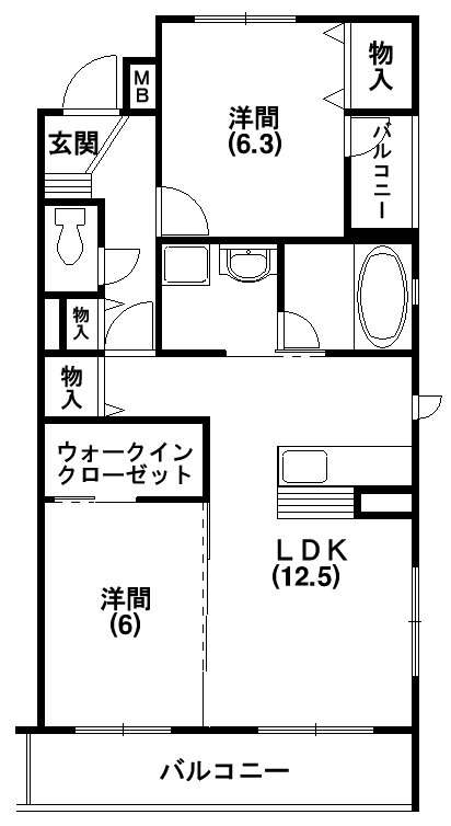 静岡県浜松市中央区半田山５ 浜松駅 2LDK マンション 賃貸物件詳細