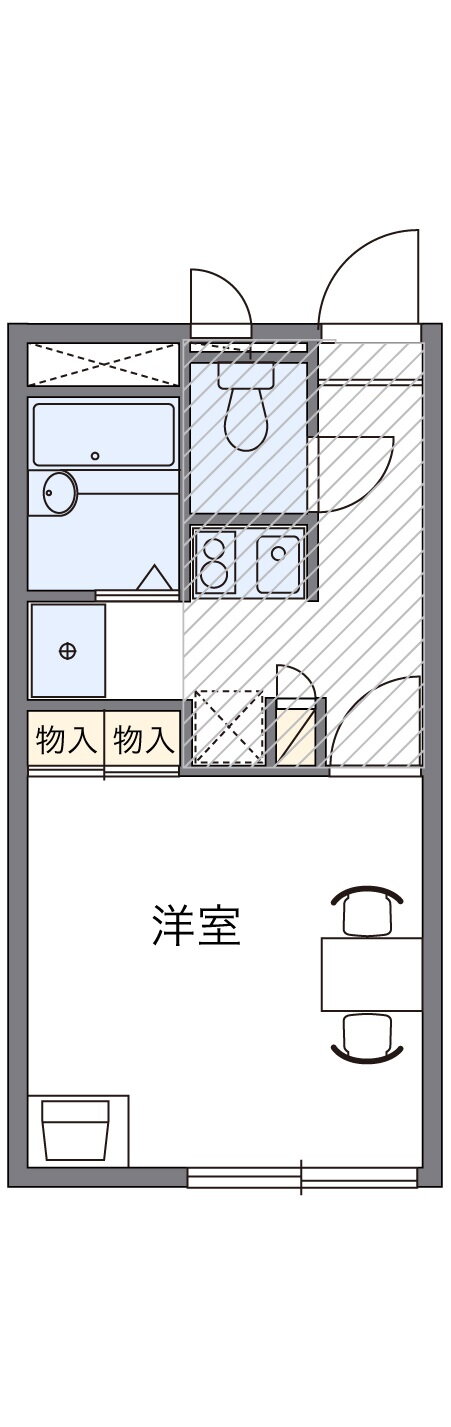 岡山県高梁市落合町近似 備中高梁駅 1K アパート 賃貸物件詳細
