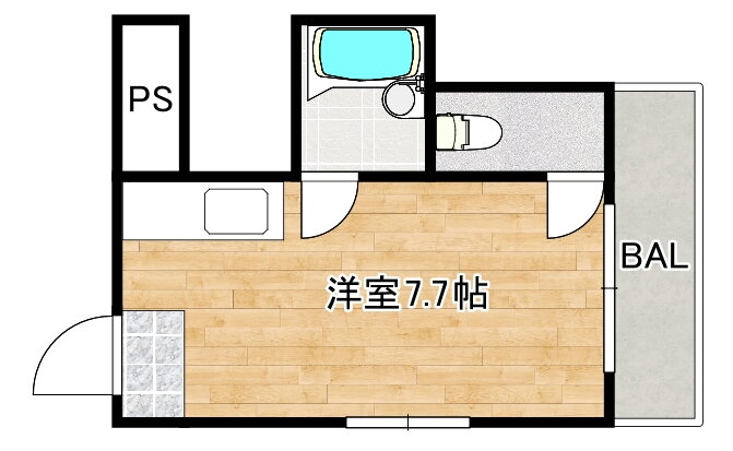 新大阪ハイツ 5階 ワンルーム 賃貸物件詳細