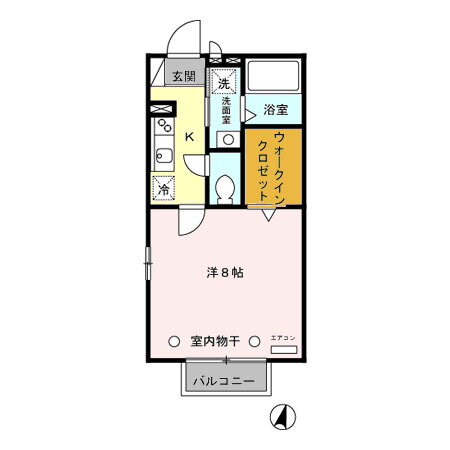 東京都国分寺市西元町３ 西国分寺駅 1K アパート 賃貸物件詳細