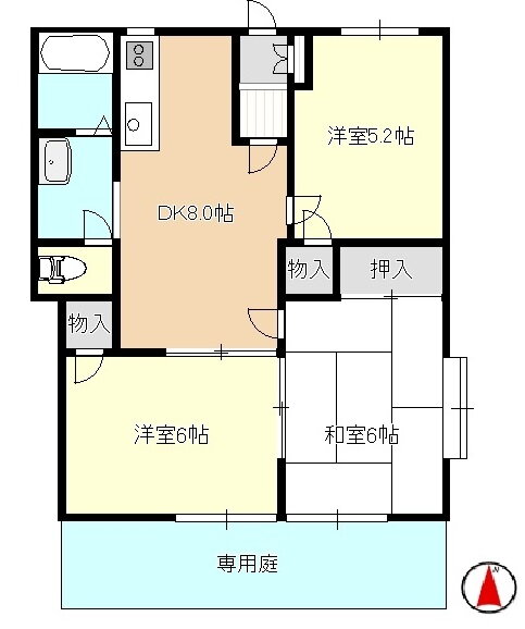 兵庫県赤穂市片浜町 播州赤穂駅 3DK アパート 賃貸物件詳細