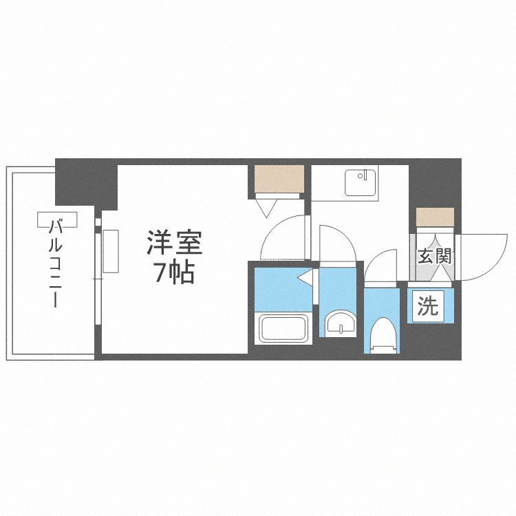 大阪府大阪市西区川口３ 九条駅 1K マンション 賃貸物件詳細