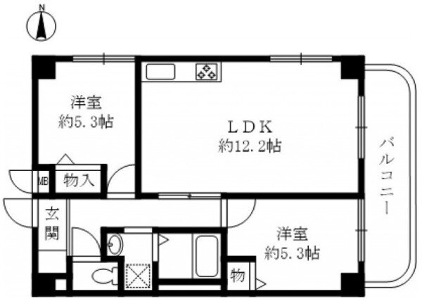 奈良県奈良市小川町 近鉄奈良駅 2LDK マンション 賃貸物件詳細