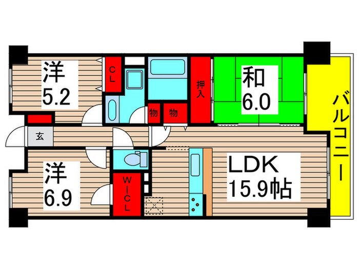 東京都足立区綾瀬１ 綾瀬駅 3LDK マンション 賃貸物件詳細