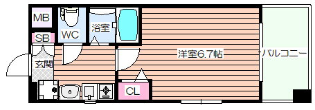 エステムコート大阪城北天満の杜 12階 1K 賃貸物件詳細