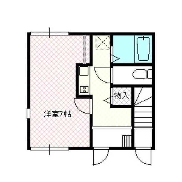 群馬県高崎市弓町 高崎駅 1K アパート 賃貸物件詳細