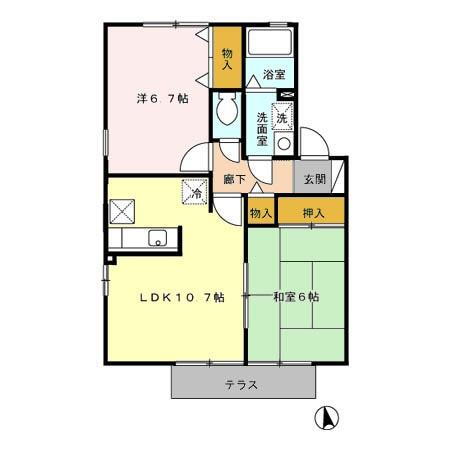 宮崎県宮崎市吉村町江田原 宮崎神宮駅 2LDK アパート 賃貸物件詳細
