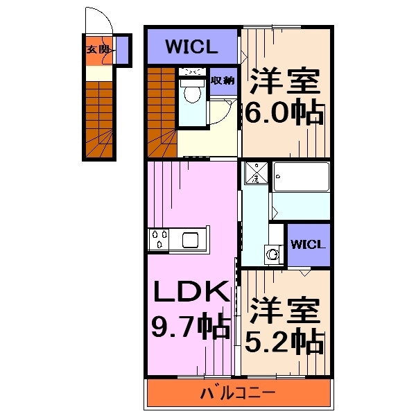 埼玉県川口市東領家１ 川口駅 2LDK アパート 賃貸物件詳細
