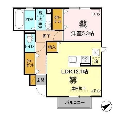 茨城県つくば市みどりの２ みどりの駅 1LDK アパート 賃貸物件詳細