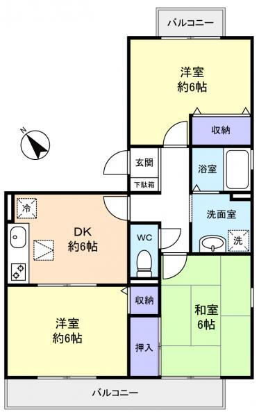 千葉県八千代市大和田 八千代中央駅 3DK アパート 賃貸物件詳細