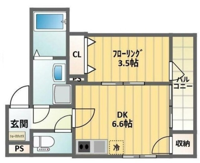 グランド目黒 2階 1DK 賃貸物件詳細