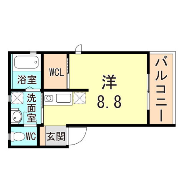 兵庫県神戸市兵庫区湊川町２ 湊川公園駅 ワンルーム アパート 賃貸物件詳細