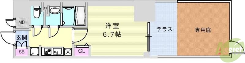 兵庫県神戸市兵庫区西出町２ 神戸駅 1K マンション 賃貸物件詳細
