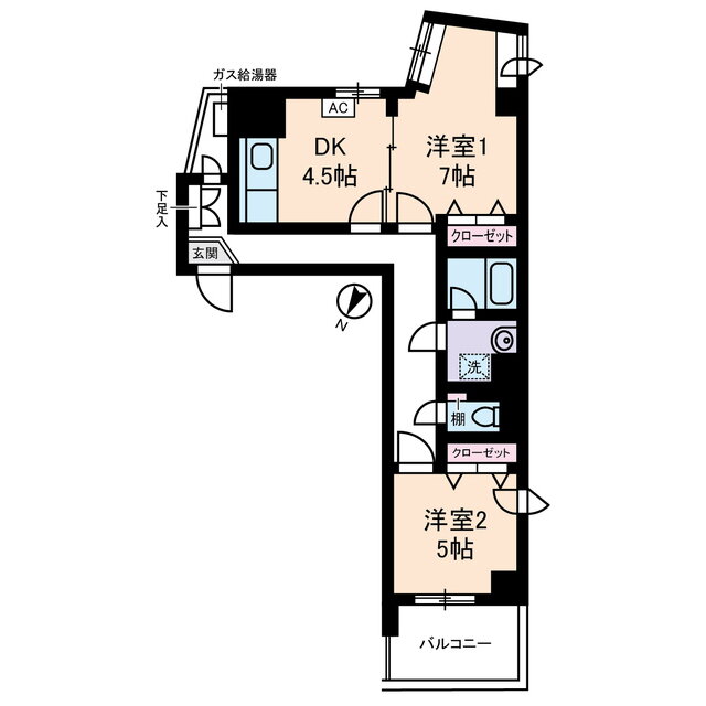東京都世田谷区駒沢４ 駒沢大学駅 2DK マンション 賃貸物件詳細