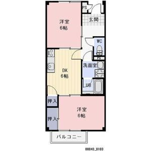 三重県四日市市伊倉２ 中川原駅 2DK アパート 賃貸物件詳細