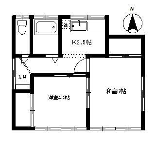 埼玉県所沢市大字上安松 所沢駅 2K 一戸建て 賃貸物件詳細