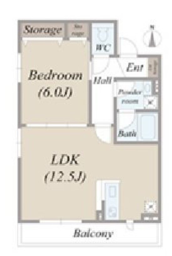 サウス　６ｔｈ　アヴェニュー 2階 1LDK 賃貸物件詳細