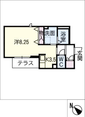 岐阜県岐阜市伊奈波通３ 名鉄岐阜駅 1K マンション 賃貸物件詳細