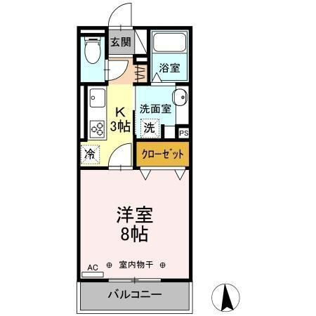 岐阜県岐阜市加納黒木町２ 岐阜駅 1K アパート 賃貸物件詳細