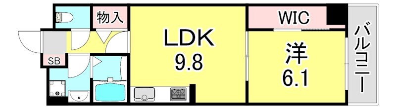 兵庫県神戸市長田区若松町１１ 鷹取駅 1LDK マンション 賃貸物件詳細