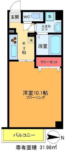 東京都足立区千住緑町３ 千住大橋駅 1K マンション 賃貸物件詳細