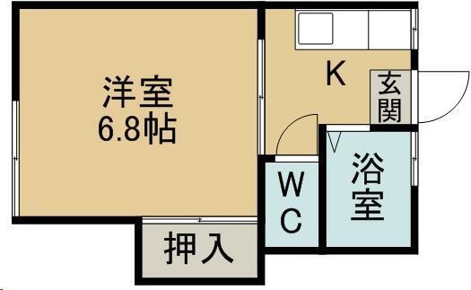宮城県仙台市青葉区柏木１ 北四番丁駅 1K アパート 賃貸物件詳細