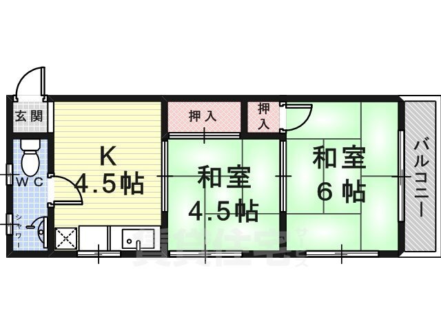 兵庫県尼崎市東難波町５ 尼崎駅 2K マンション 賃貸物件詳細
